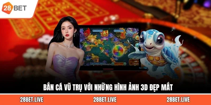 Bắn Cá Vũ Trụ với những hình ảnh 3D đẹp mắt