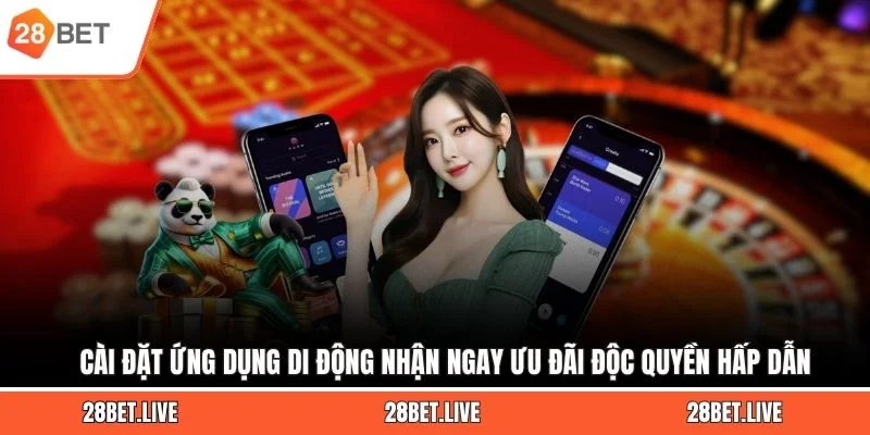 Cài đặt ứng dụng di động nhận ngay ưu đãi độc quyền hấp dẫn