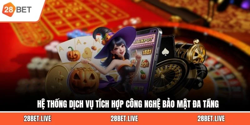 Hệ thống dịch vụ tích hợp công nghệ bảo mật đa tầng