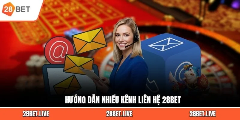 Hướng dẫn nhiều kênh liên hệ 28BET