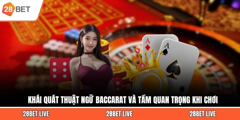 Khái quát thuật ngữ Baccarat và tầm quan trọng khi chơi