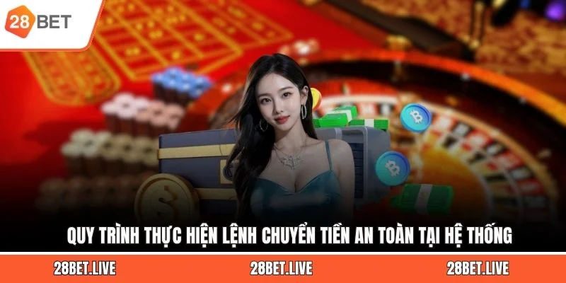 Quy trình thực hiện lệnh chuyển tiền an toàn tại hệ thống
