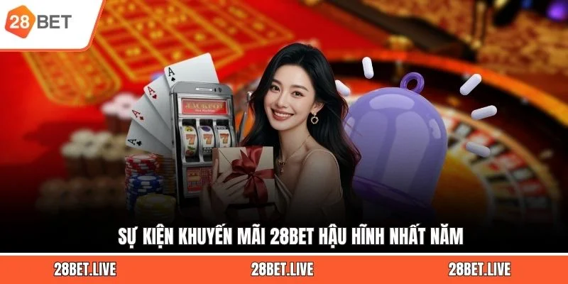 Sự kiện khuyến mãi 28BET hậu hĩnh nhất năm