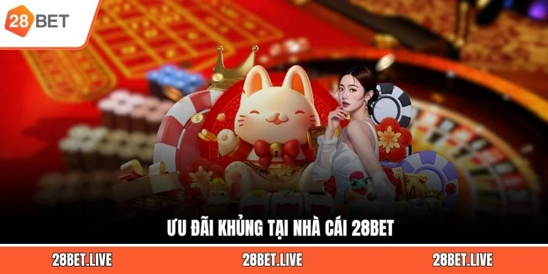 Ưu đãi khủng tại nhà cái 28BET